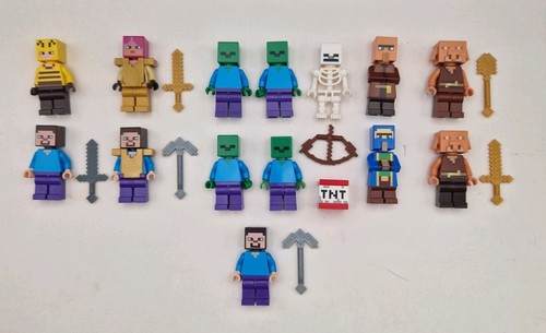 Lego minecraft minifigure lot - lego,