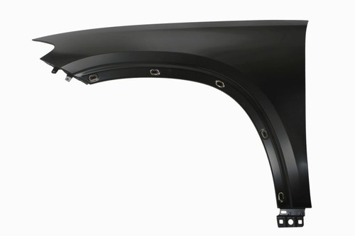 Left aluminium fender wing - aluminium,