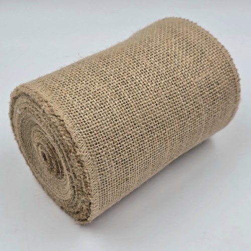 Natural jute hessian 15cm - natural,