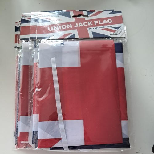 Set union jack flags - set, 30"