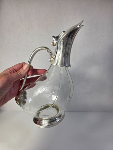 Vintage silver plated duck - silver,