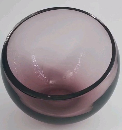 Caithness purple glass bowl - caithness,