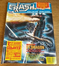 Crash Magazine November 1990 Issue 82 with game cassette