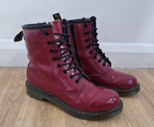 Dr Martens Cherry Boots Size UK 4 Pascal 1460 DMs Leather Pink Docs READ