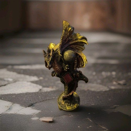 Franklin mint dragon figurine - mint,