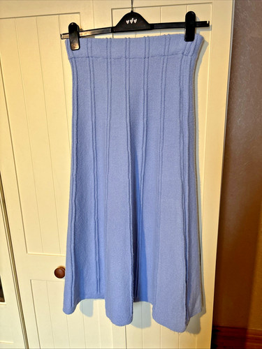 Ladies knit long line skirt - a-line,