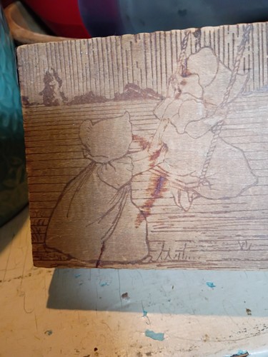 4x41 1940 wood box hand - 4x41/2,
