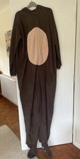 Men’s Monkey all in one  Pyjamas , fancy dress , world book day XL. No Tail