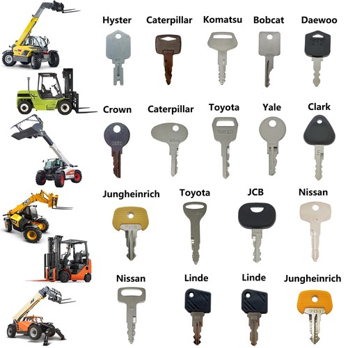 Forklift ignition key set - forklift,
