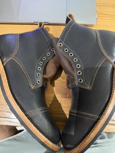Truman boot black waxed - truman,
