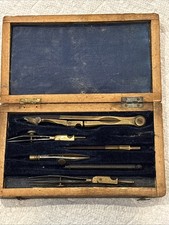 antique set of drafting or