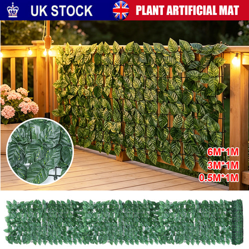 18m artificial hedge garden - 3-18m,