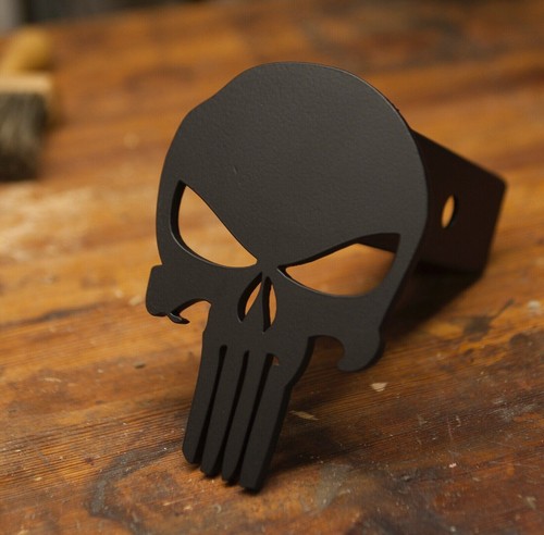 Punisher trailer hitch cover - punisher,