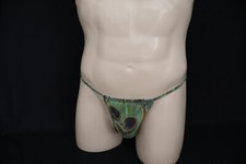 4 Pack of  Men's Medium Tan Thru  Adjustable Bikinis