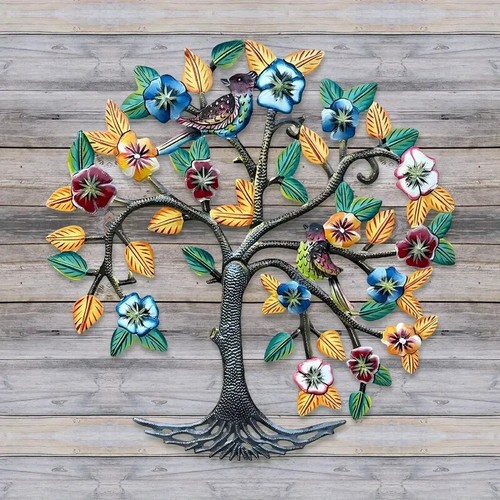 Bird flower tree of life - 2d,