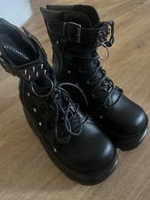 Womens Platform Boots Buckle