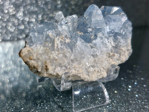 Celestite crystal cluster - celestite,