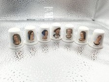 Henry Viii And Wives Full Set Of Thimbles Set Of 7 In Original Condition