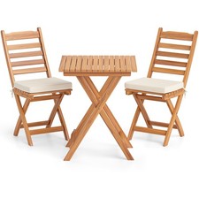Costway pcs acacia wood - 3,