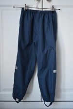 Jojo Maman Bebe Navy Pack-Away Waterproof Trousers, Age 5-6, Excellent Condition