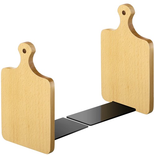 Wood bookends kitchen - wood,