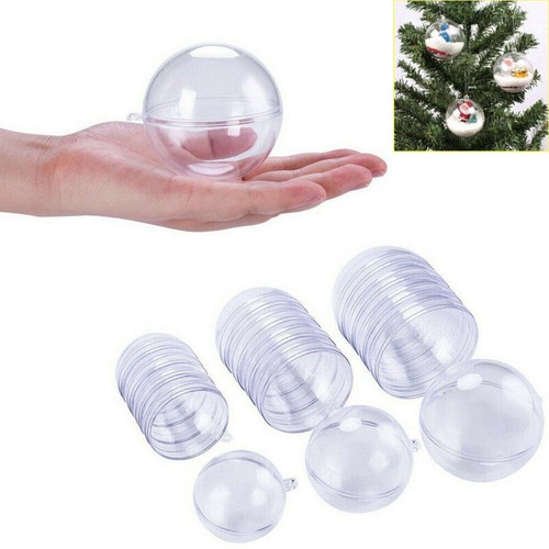 Plastic sphere empty - plastic, clear