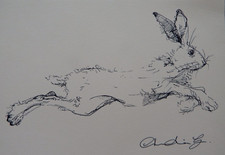 Original small black pen & ink