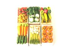 VEGETABLE CRATES FOR YOUR FAIRY GARDEN - CHOICE OF VEG -  BRAND NEW ITEMS