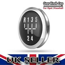 Gear Knob Cap Decal Trim Badge Insert For Vauxhall ASTRA III H CORSA D 2004-2010