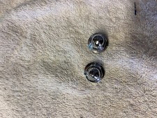 Raleigh chopper pair of original re chromed  seat acorn nuts