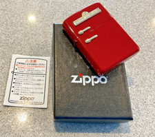 Brand New 03 ZIPPO Lighter Extremely Rare ZIPPO RETRO Fridge/Freezer Bright Red