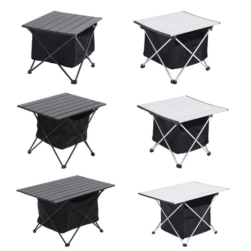 Folding camping table - folding, with