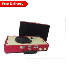Classic 60s Red Record Player
