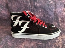 VANS x Foo Fighters 25th Anniversary Shoes Sk8-Hi Men's Rock Band Size 8 Uk