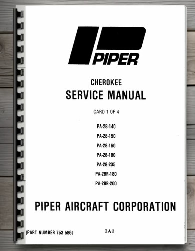 Piper cherokee service - piper,
