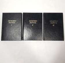 Ministers Manual Set Of 3