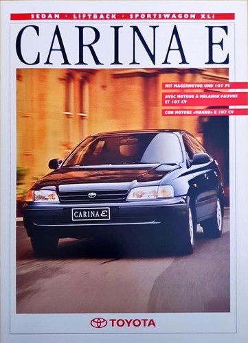 Toyota carina brochure - carina,