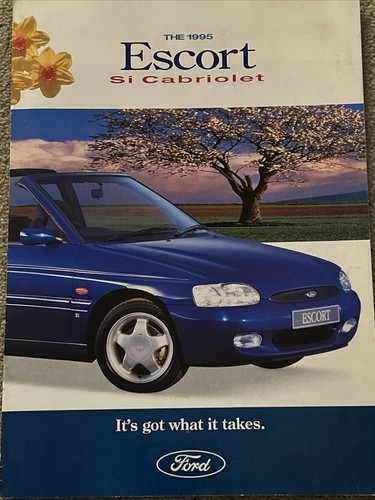 The ford escort cabriolet - ford,