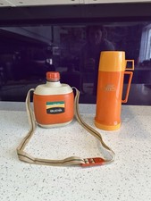 Vintage thermos flask - vintage,