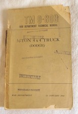 WC 3/4 Ton Dodge  Army Truck