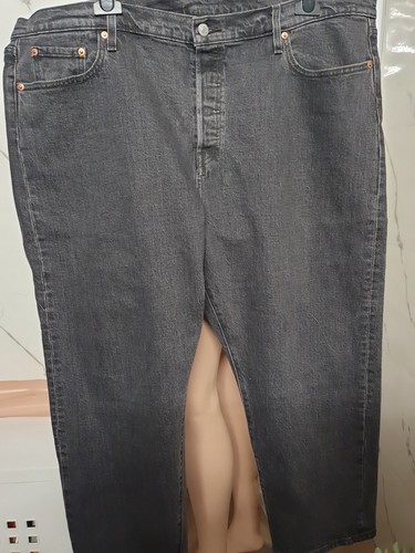 Ladies dark grey black levis - grey/black,
