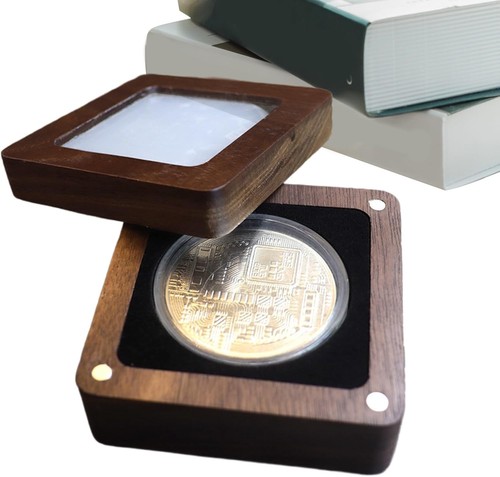 Coin storage box single clear - coin,