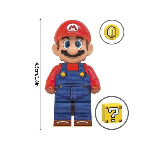 Super mario bros blocks luigi - mario,