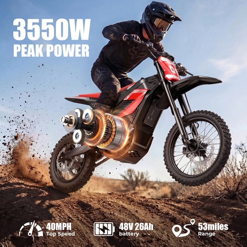 Adult electric dirt bike 3550w - electric,