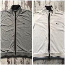 100% Authentic Harmont&Blaine Thin Cotton Zip Chest Logo Embroidered Sweatshirt