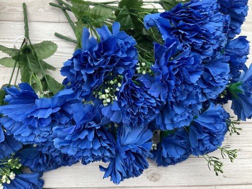 Carnations artificial silk - artificial,