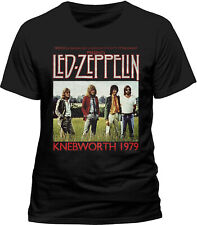 Official Led Zeppelin T Shirt Knebworth Live In Concert UK 79 Tour Medium New