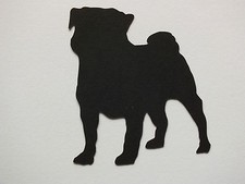 10 DOG  DIE CUTS  PUG  CROSS