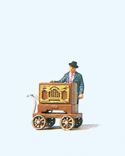 Barrel organ musician preiser - musician,