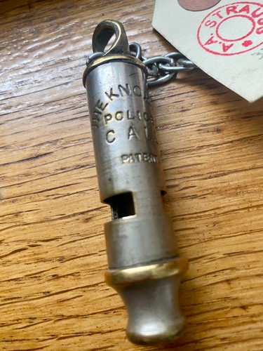 Police whistle old - police,